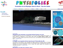 Tablet Screenshot of physifolies.fr